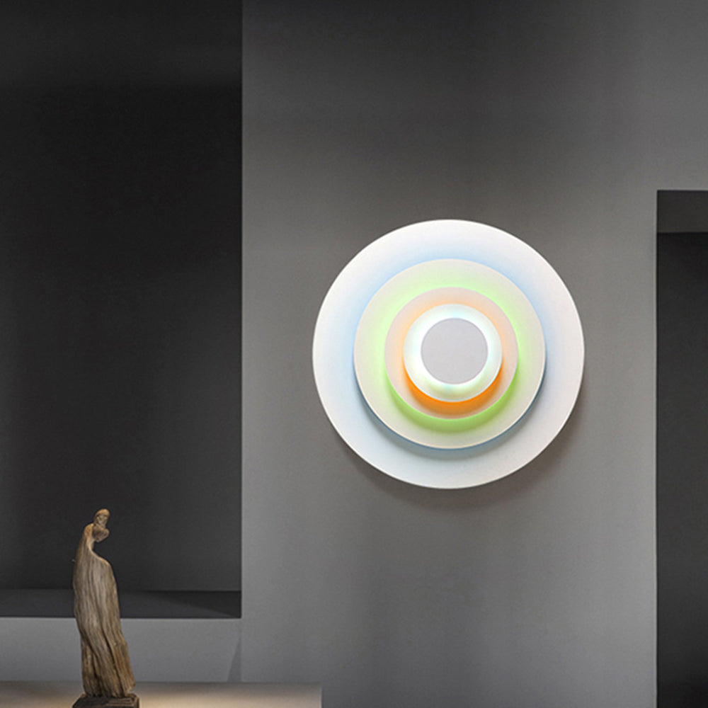 Morandi Design LED Væglampe | Moderne Metal | Pink, Blå, Gul | Stue & Spisestue | 18W | IP20 | Indendørs Brug | Varm Hvid