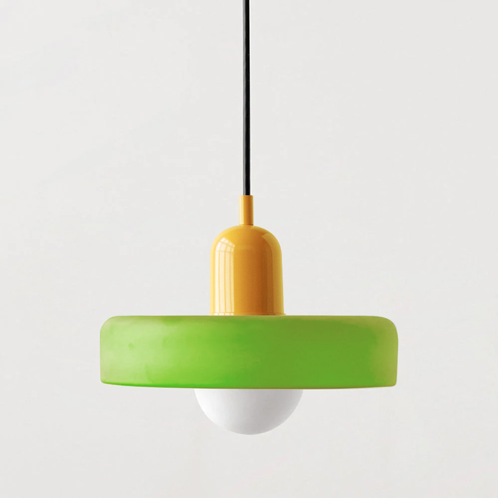 Artistic Ceiling Light | Colored Glass Design | Adjustable Hanging | Modern Home Decor Lighting