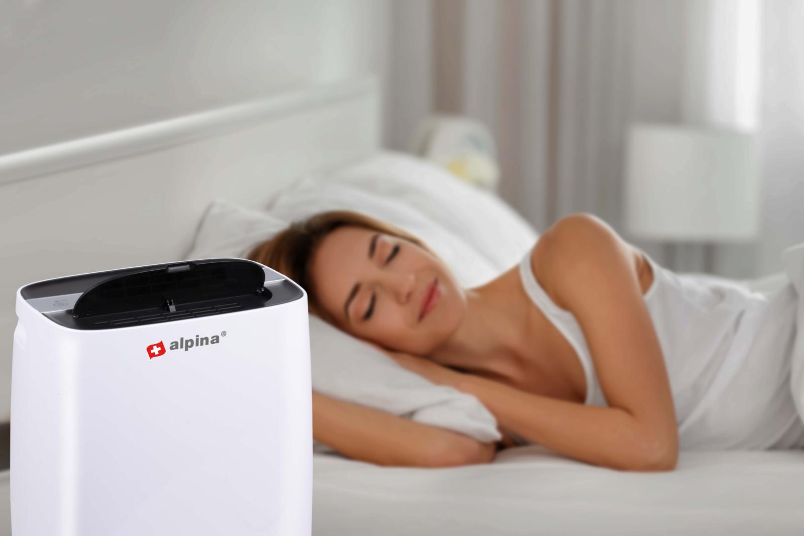 Alpina kraftigt Luftaffugter og Luftrenser 10L Per