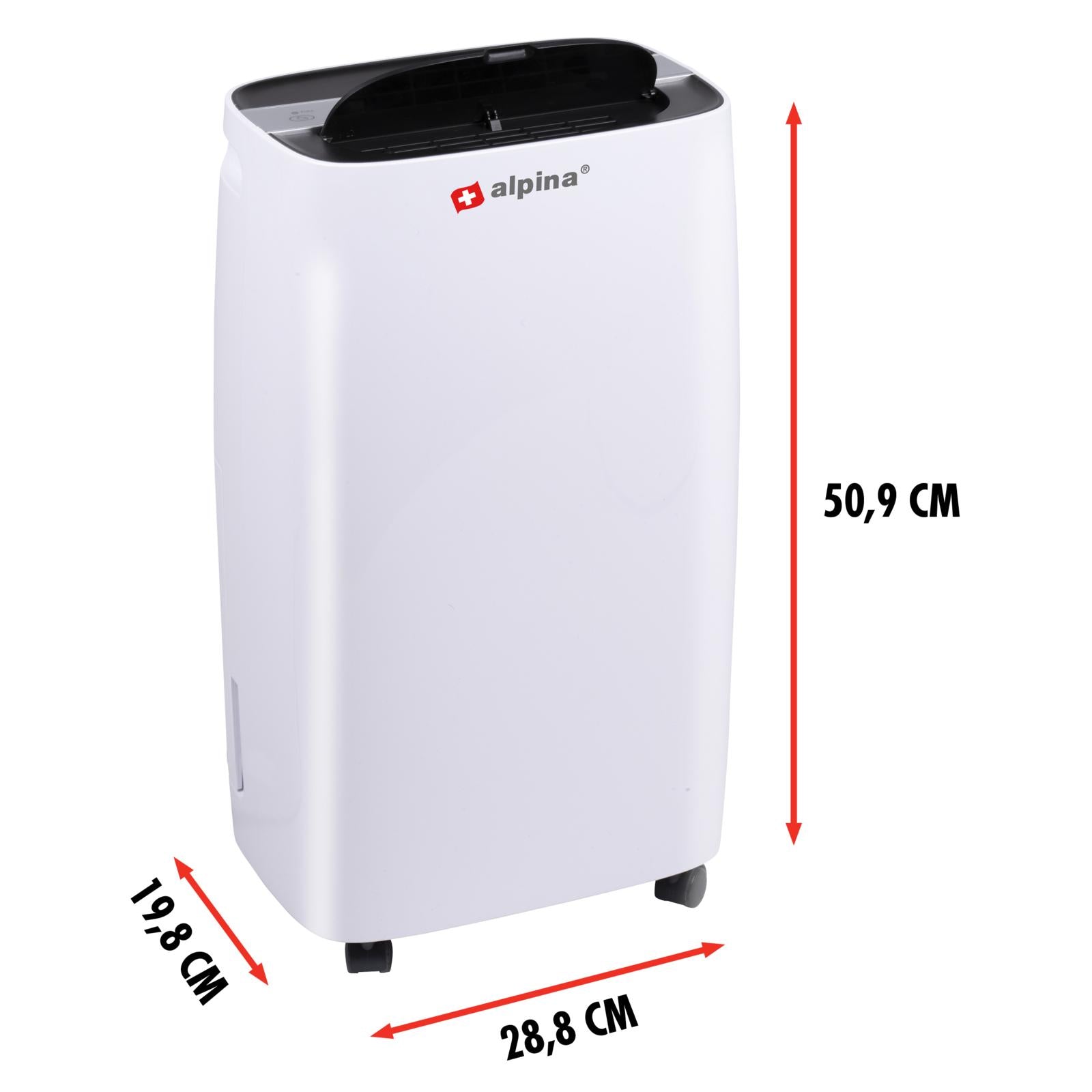 Alpina kraftigt Luftaffugter og Luftrenser 10L Per