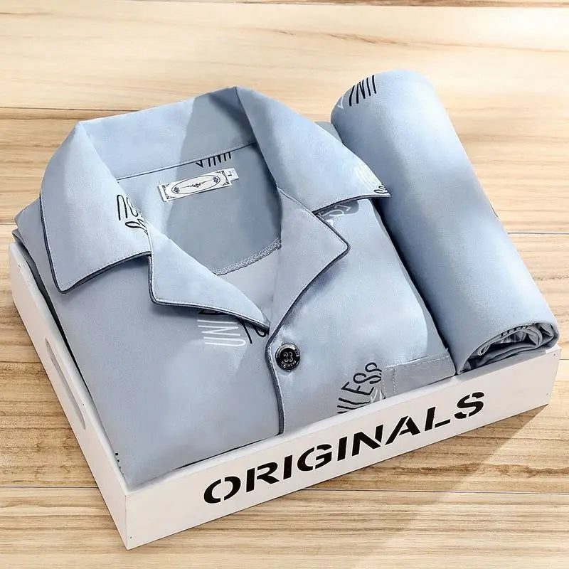 Vardi Dante™ Stribede Natsæt til Mænd | Lange Ærmer | 4 Størrelser | 10 Farver | Komfortabelt