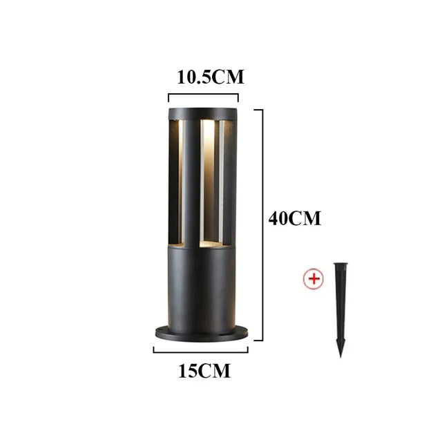 Luminoir StoneGlow | Vandtæt LED Udendørs Lampe | Elegant Design | Energieffektiv | Vejrbestandig Aluminium | Ideel til Havegange og Terrasser
