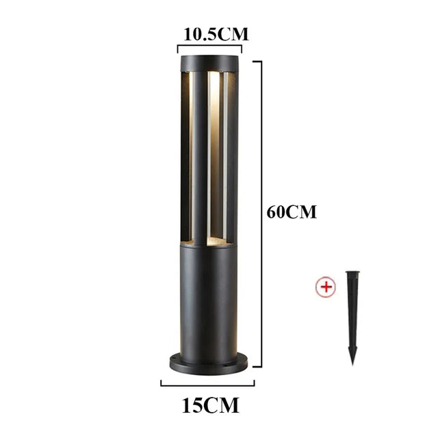 Luminoir StoneGlow | Vandtæt LED Udendørs Lampe | Elegant Design | Energieffektiv | Vejrbestandig Aluminium | Ideel til Havegange og Terrasser