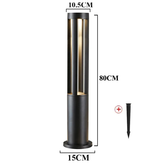 Luminoir StoneGlow | Vandtæt LED Udendørs Lampe | Elegant Design | Energieffektiv | Vejrbestandig Aluminium | Ideel til Havegange og Terrasser