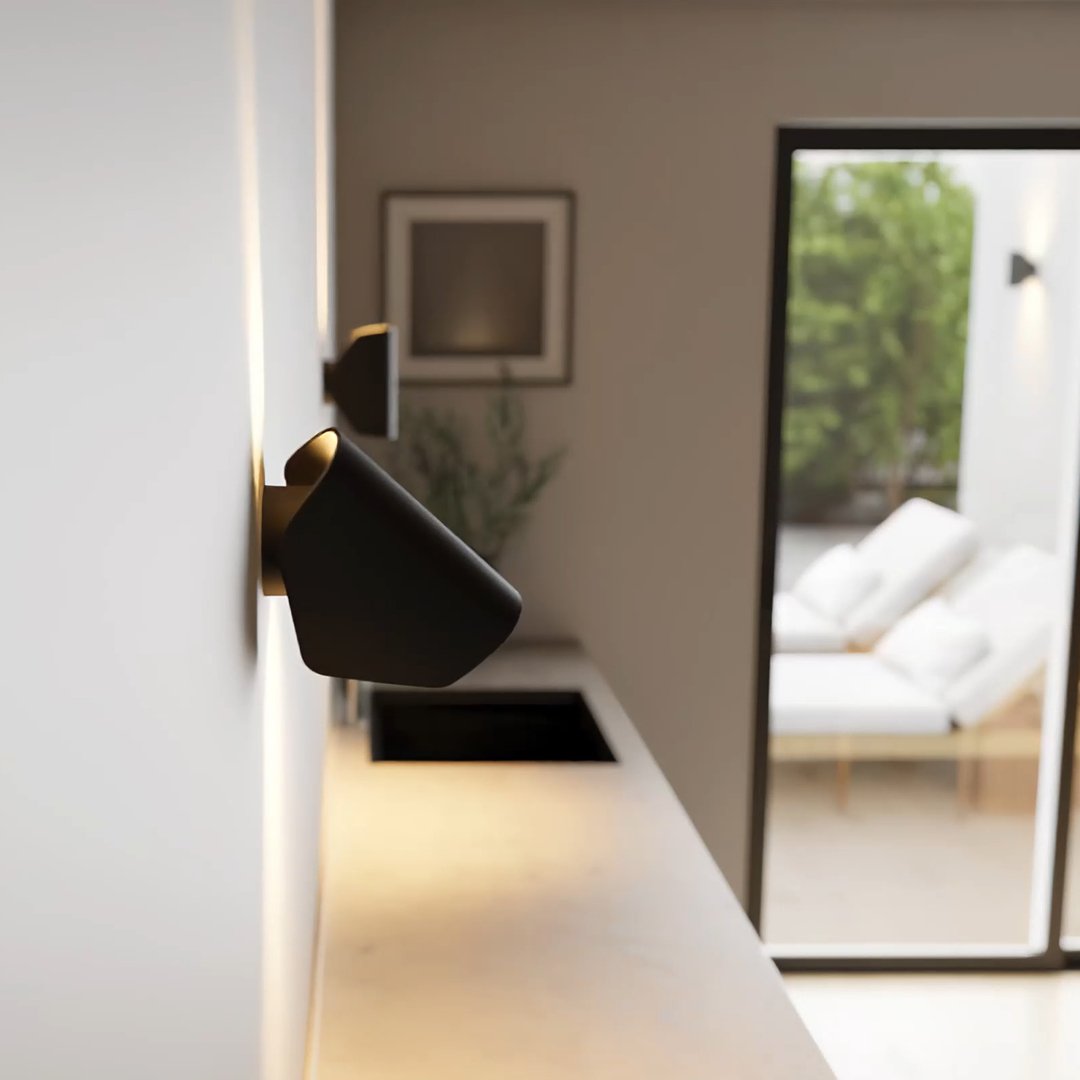 CYGNUS 2.0 | Moderne vægmonteret lampe | Blød og stemningsfuld belysning | Raffineret design | Perfekt til stilfuld indretning i alle rum | Luksuriøs