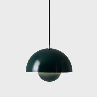 Luminoir Macaron Pendel | Moderne Belysning | Halvcirkelformet Design | E27 | Flerfarvet Metal | Justerbar Længde 150 cm | Højde 16 cm | Bredde 23 cm