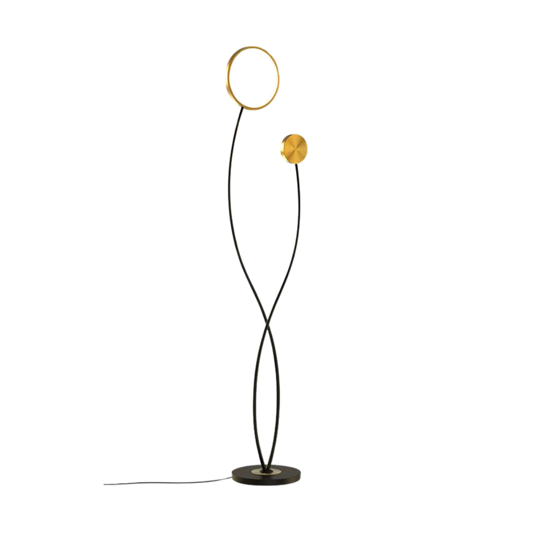 Felarno | Moderne Designer Gulvlampe | Minimalistisk Bueformet Design | Stilfuld Dekor | Høj Kvalitet Materiale | Effektiv Belysning | Elegant og