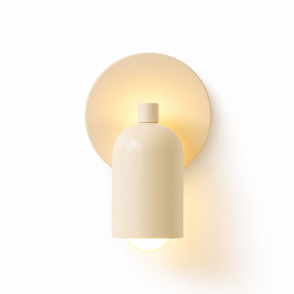Minimalist Metal LED Wall Lamp | Indoor Light Fixture | Elegant Design | Warm White Lighting