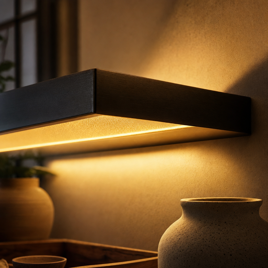 Luna Adjustable LED Wall Light | Sleek Black Aluminum Design | Energy Efficient 15W | Indoor Outdoor Use | Modern Style Lighting Fixture