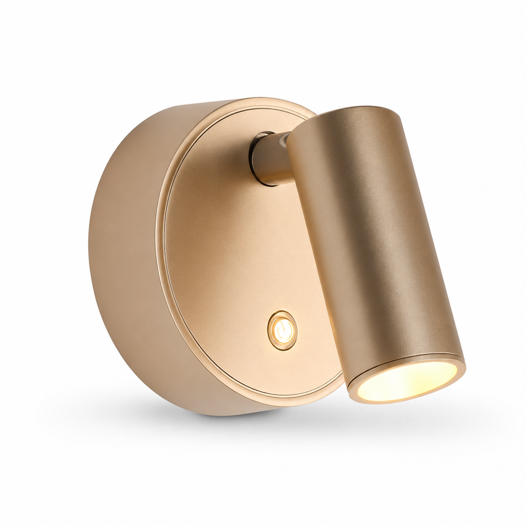Rechargeable LED Touch Sconce | Modern Magnetic Wall Light | USB Powered Night Lamp | 3-Color Light | Bedside Reading Fixture