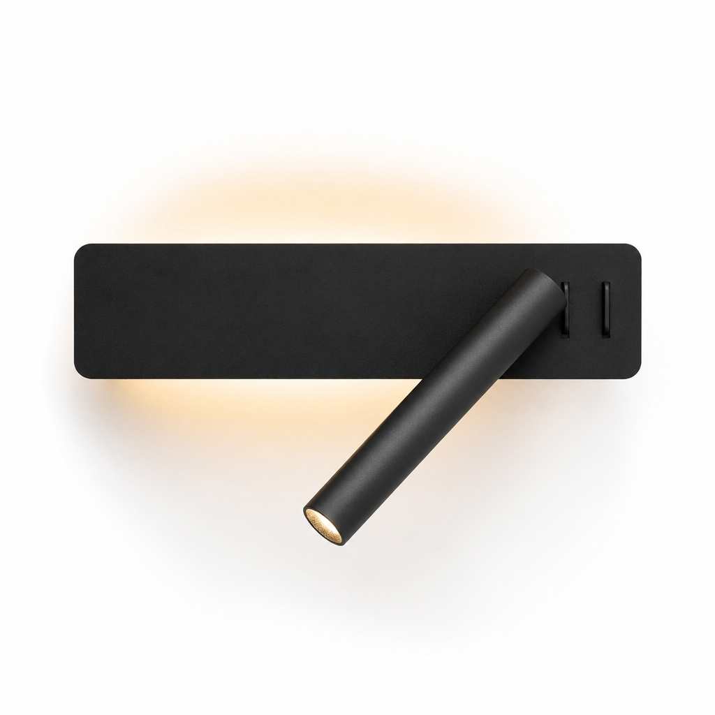 Modern LED Wall Light | Adjustable Angle | Minimalist Design | Nox | Energy Efficient | Bedside or Sofa Mount | Scandinavian Style
