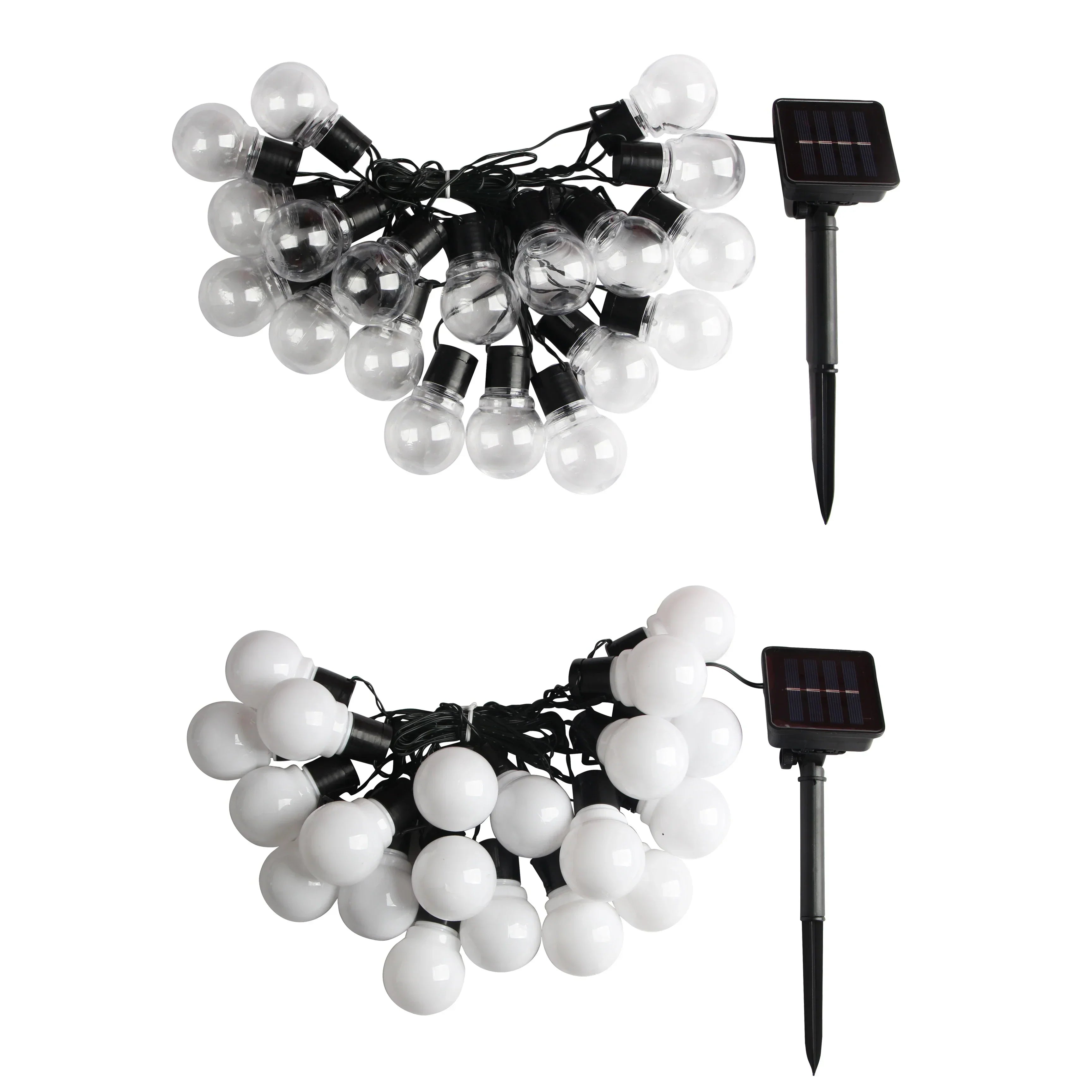 FestoonGlow | Udendørs Lysguirlande | LED | Vejrbestandig | Nem Installation | 4,5m | 10 Lamper | Perfekt til Havefester | Skab Stemning i Haven