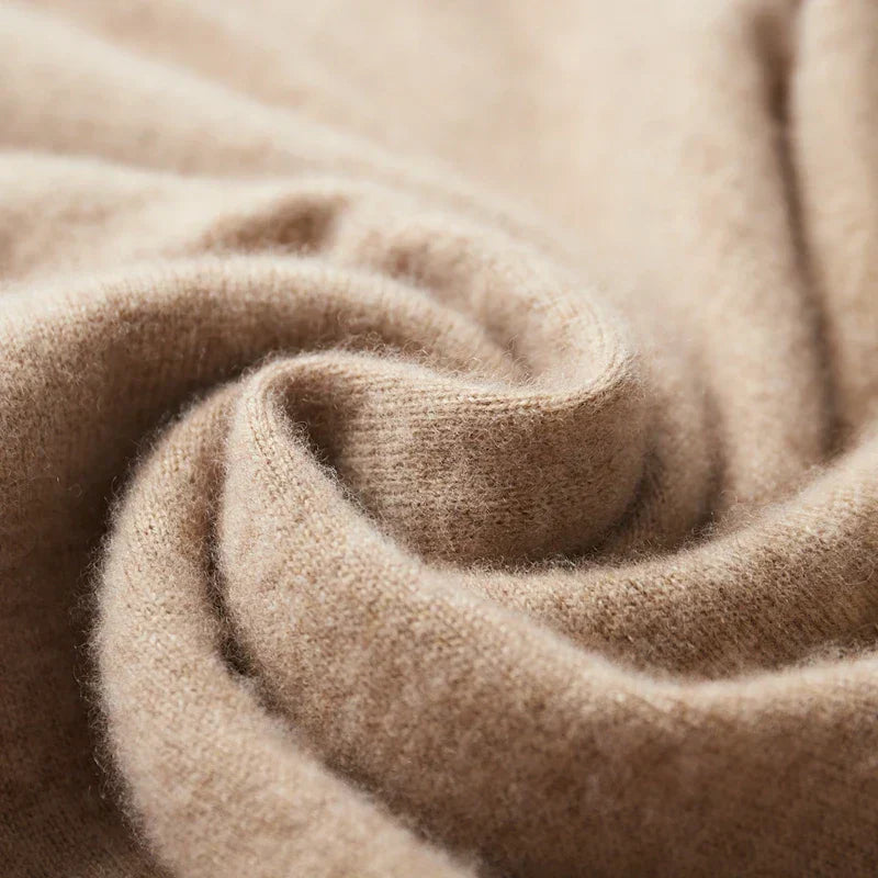 Mænds Hættetrøje | Uld & Bomuld | Efterår/Vinter | Komfortabel & Åndbar | Brun, Hvid, Sort | Almindelig