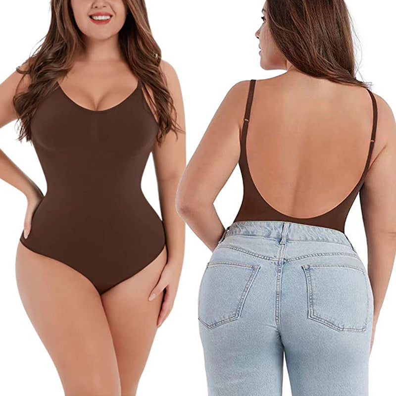 JUNA Bodyshaper V2 | Høj Talje | Meshpaneler | Justerbare Stropper | Tummy Control | Komfortabel Nylon-Blend | Usynlig Under Tøj | Formende og