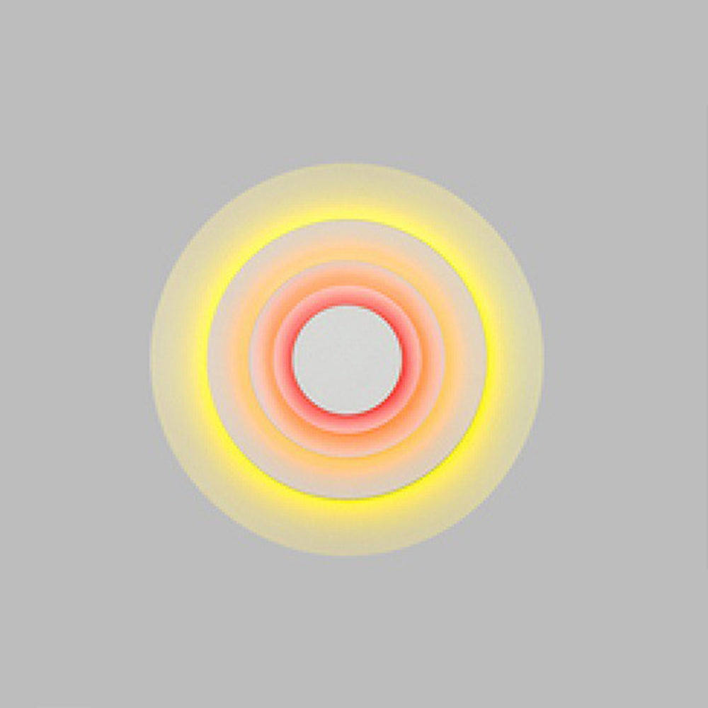 Morandi Design LED Væglampe | Moderne Metal | Pink, Blå, Gul | Stue & Spisestue | 18W | IP20 | Indendørs Brug | Varm Hvid