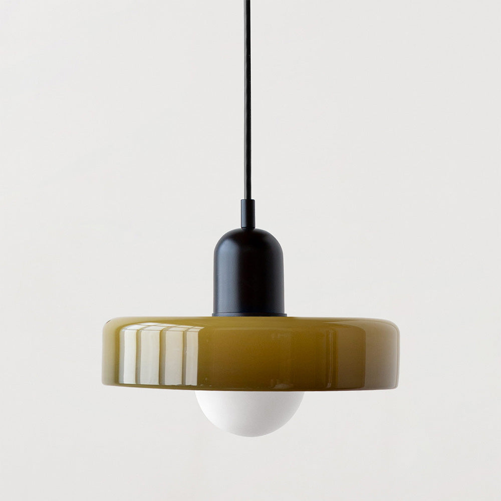 Artistic Ceiling Light | Colored Glass Design | Adjustable Hanging | Modern Home Decor Lighting