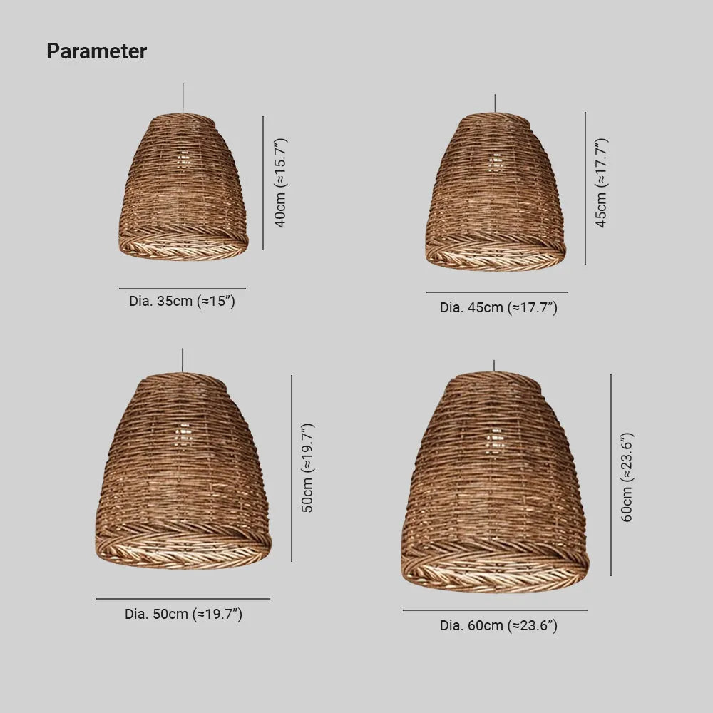 Frances | Rattan Pendant