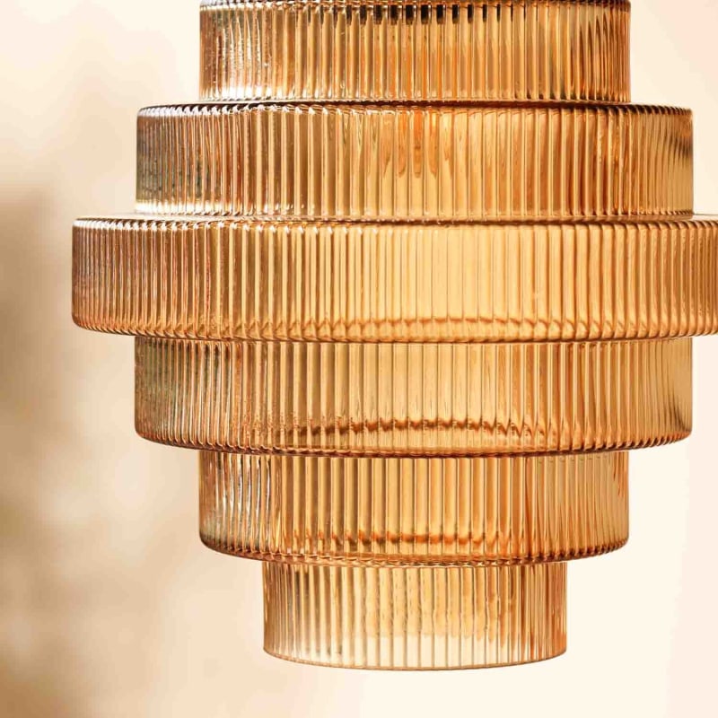 Vintage Bottle-Shaped Glass Pendant Light | E27 Socket | 150cm Adjustable Cord | Brass Finish | Elegant Ceiling Fixture for Kitchen Dining Living Room