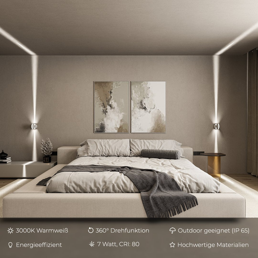 SPECTRA LED Lampe | Loft & Væg | Moderne Design | Energieffektiv