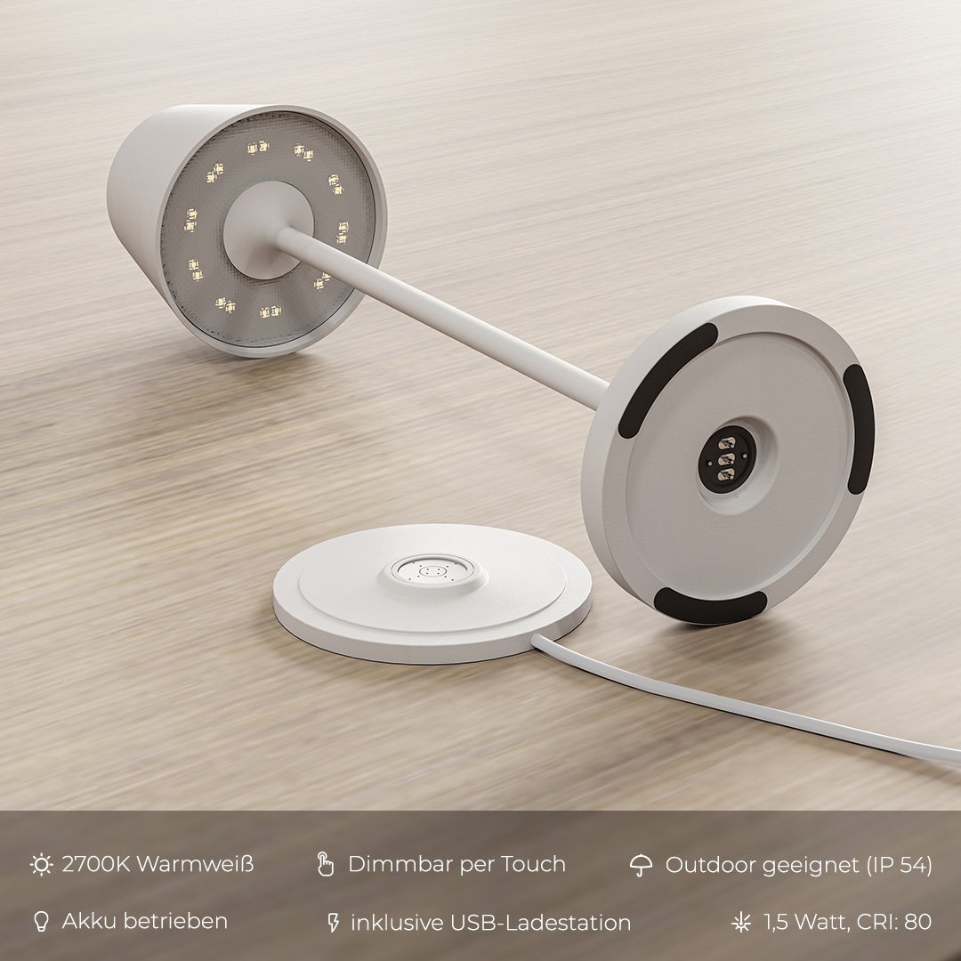 NOVA | LED | Smuk slank lampe til skrivebordet | Moderne design | Holdbar