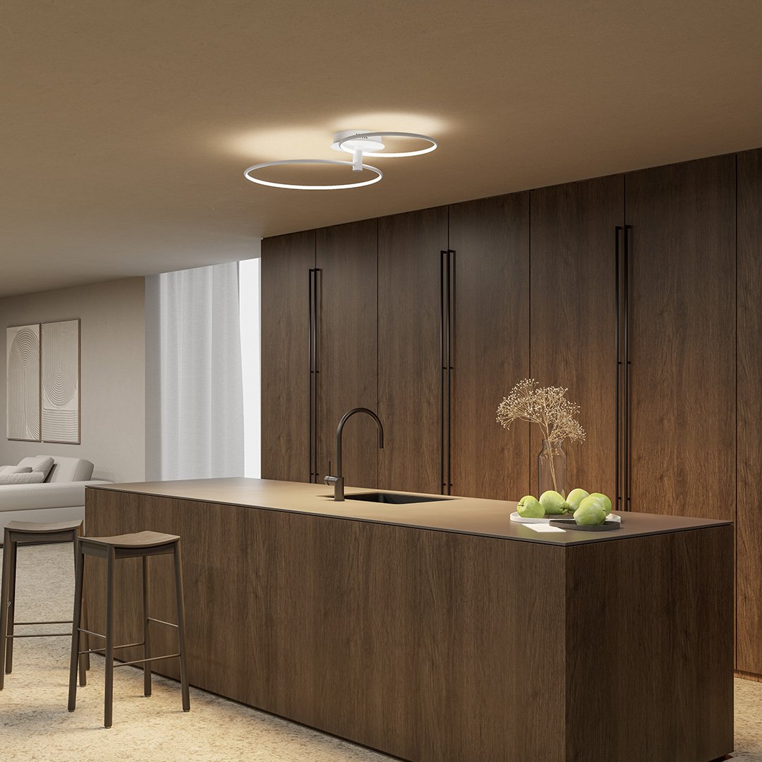 CALLISTO | Stilfuld Loftbelysning | Energioptimeret | Høj Kvalitet Materialer | Jævn Lysfordeling | Moderne Design | Passer til Alle