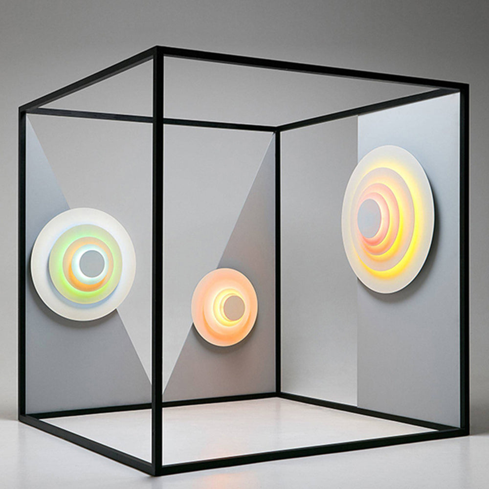 Morandi Design LED Væglampe | Moderne Metal | Pink, Blå, Gul | Stue & Spisestue | 18W | IP20 | Indendørs Brug | Varm Hvid