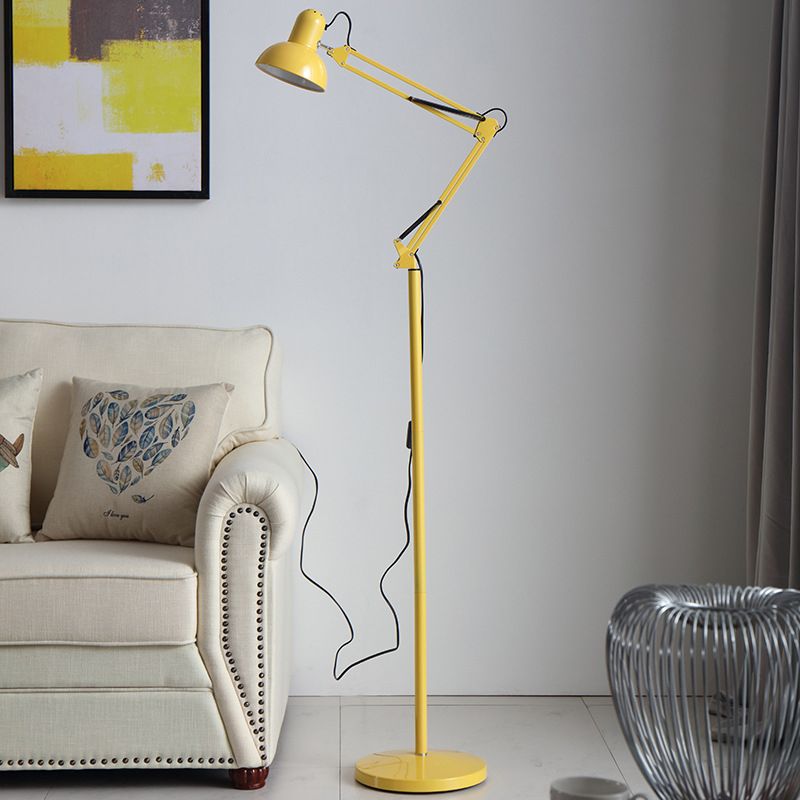 Galveris | Justerbar Arkitekt-inspireret Gulvlampe | Moderne Design | Stabil Base | Optimal Arbejdsbelysning | Holdbare Materialer | Ideel til