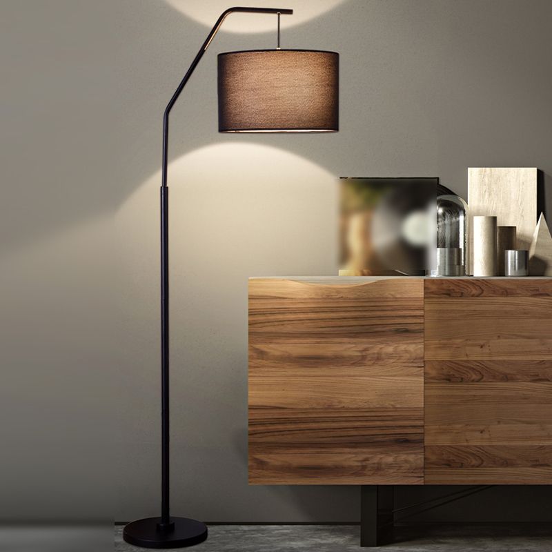 Lenivelle stilren gulvlampe | Moderne design | Robust base | Ideel til stue eller spisestue | Effektiv belysning | Holdbar konstruktion | Atmosfærisk