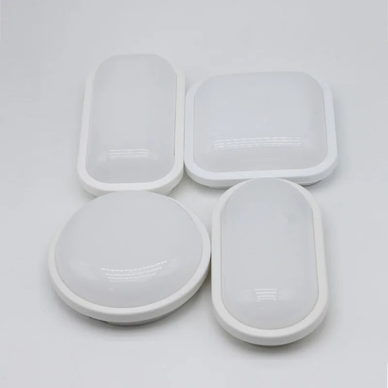 AquaLumen | Fugtbestandig LED Loftsbelysning til Badeværelser | Høj Kvalitet | Forskellige Former | 15W-30W