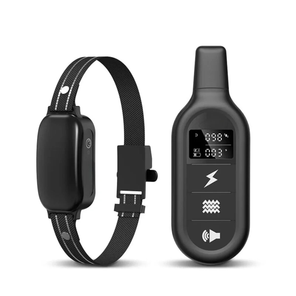 Rojeco Vandtæt Elektronisk Hundehalsbånd | Langdistance Fjernbetjening | Justerbare Stødintensiteter | Til Både Små og Store Hunde | Batterilevetid