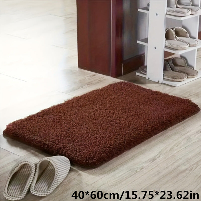 LuxaMat Luksuriøs Vandabsorberende Gulvmåtte | Geometrisk Design | Blødt og Holdbart | Sikker Anti-Slip Bagside | Flere