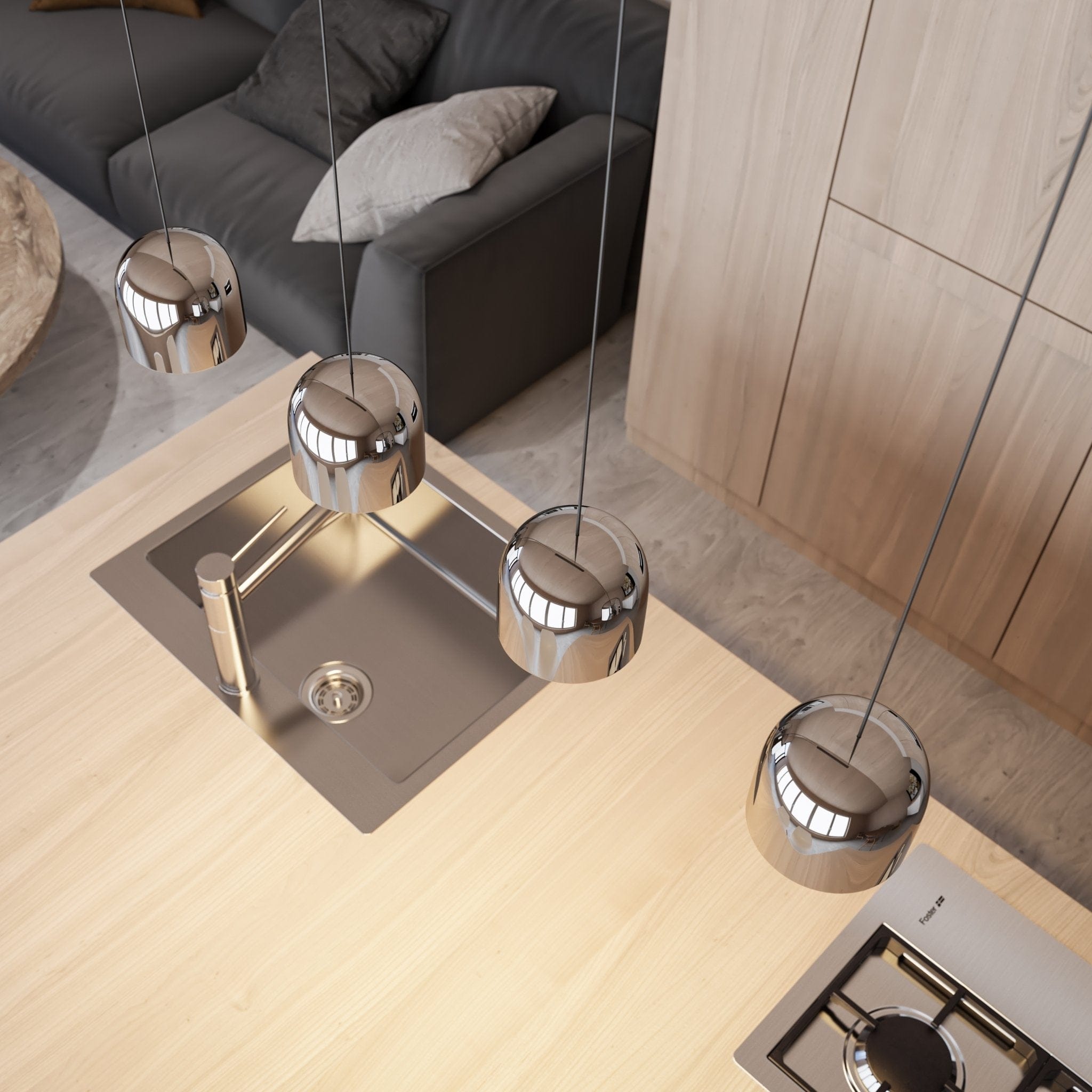 AURORA | Elegant hængende lys | Designlampe til spisebord | Luksuriøs