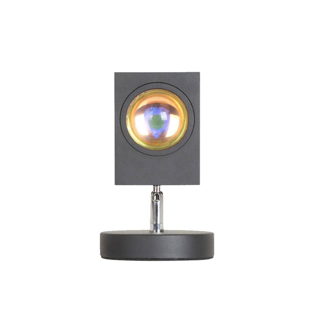 LuminousGlow | Nostalgisk Bordbelysning | Varmt LED Lys | 25 cm Høj | Retro Design | Vintage Inspireret | Plast & Metal Materiale | Perfekt til Hjem