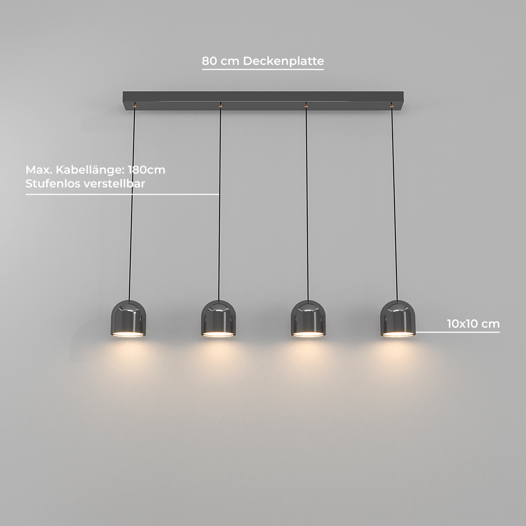 AURORA | Elegant hængende lys | Designlampe til spisebord | Luksuriøs