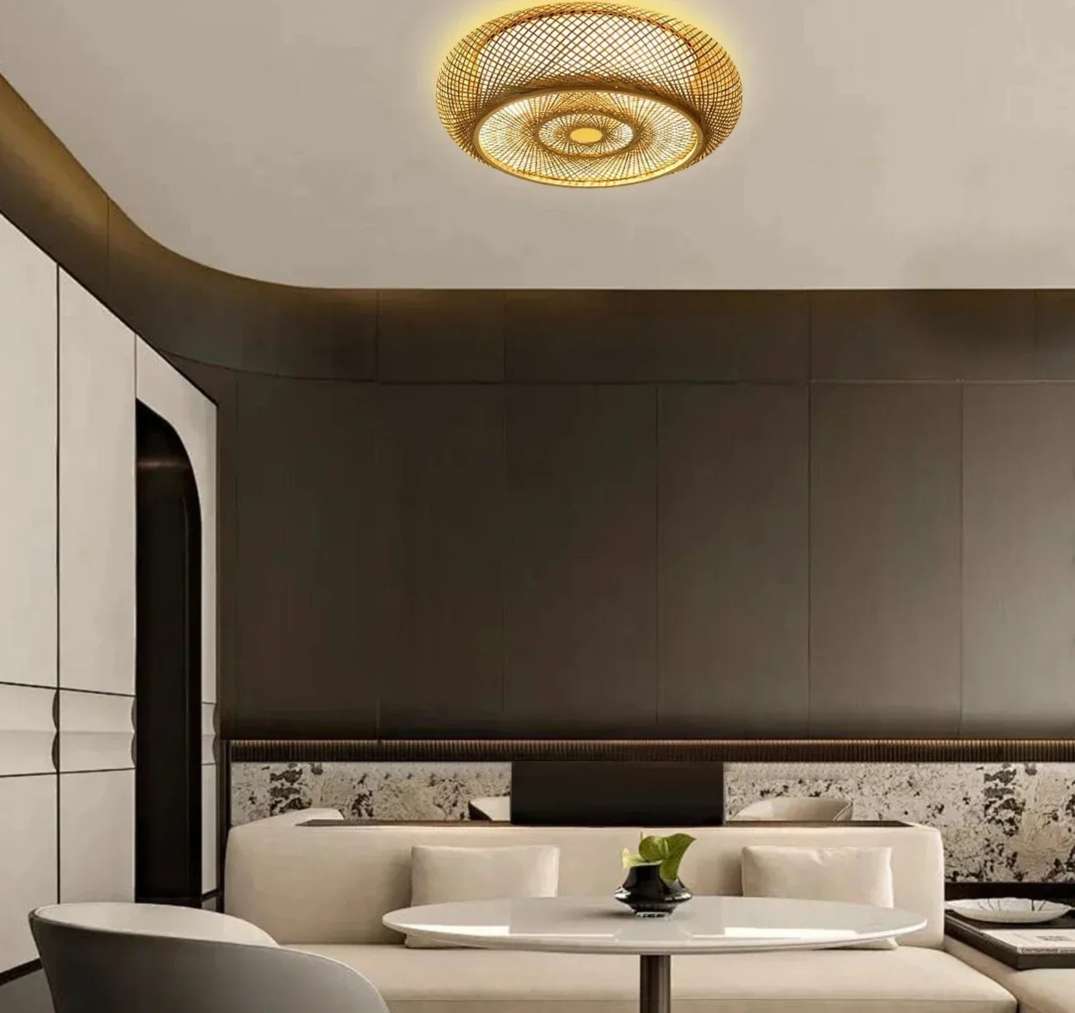 ZenLight fra Luminoir | Bambus Pendel | Naturligt Moderne Design | Miljøvenlig og Bæredygtig | Ideel til Stue, Soveværelse eller Kontor | Vælg