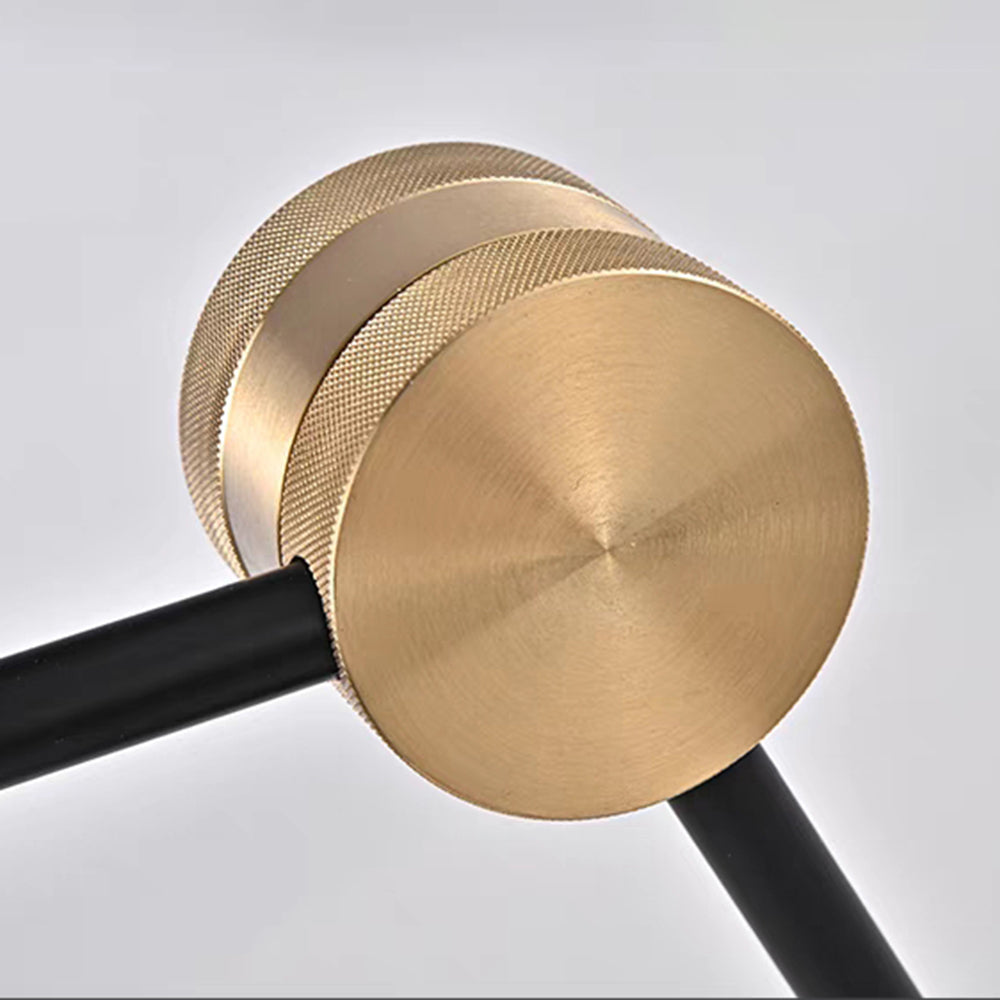 Dorviana gulvlampe | Moderne design | Justerbart lampehoved | Robust stel | Minimalistisk stil | Høj kvalitet | Perfekt til stue eller