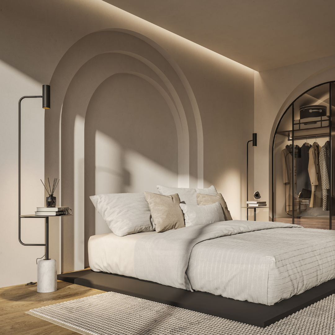 Gulvstativ | LED Integreret | Moderne Design | Justerbar Lysstyrke | Energibesparende | Elegant Indendørsbelysning | Robust Konstruktion | Skaber