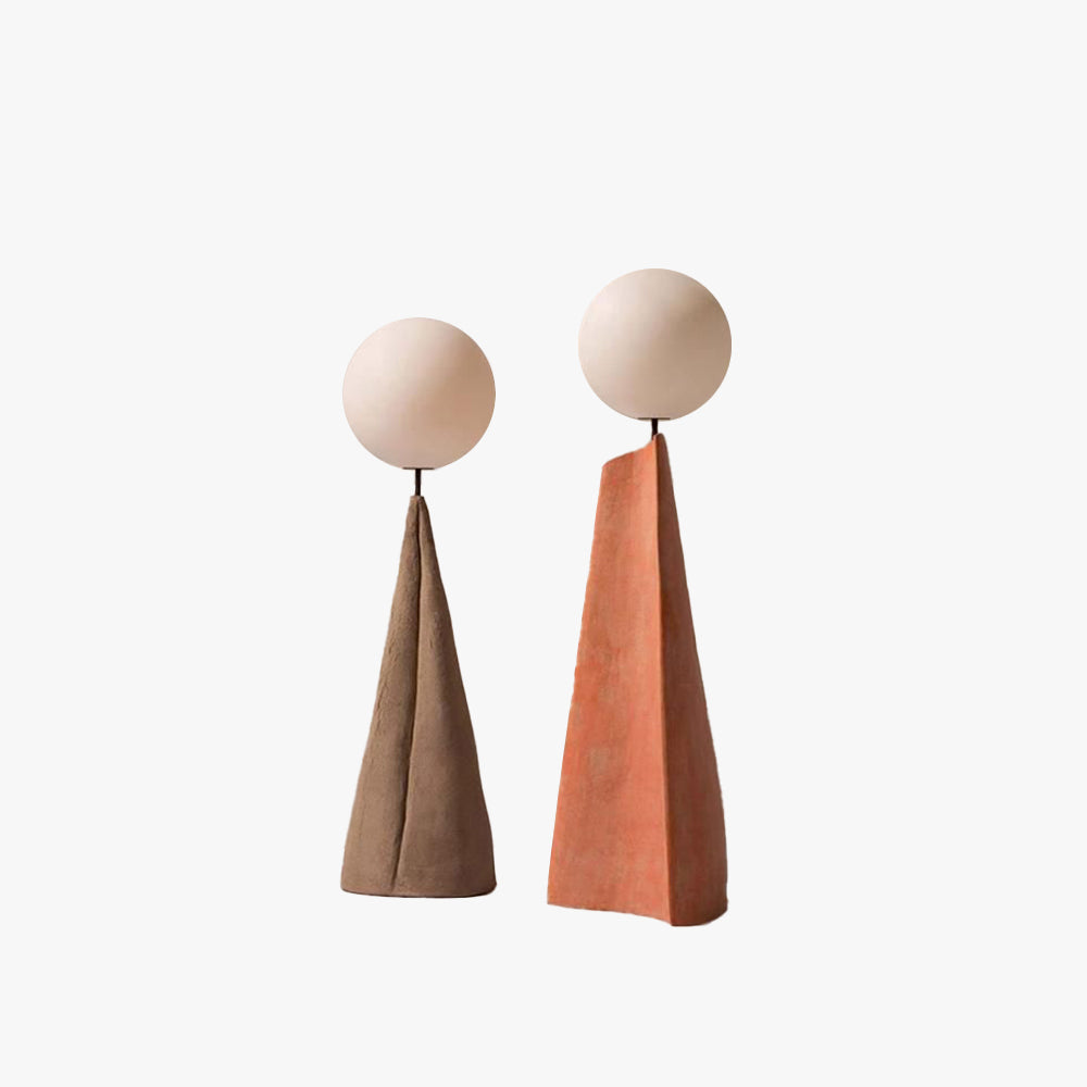 Carins Design LED Lampe | Rød/Brun Metal og Keramik | Stue og Spisestue | Moderne Stil | 5 Lys G9 | Inkluderet Lyskilde | IP20 | Indendørs