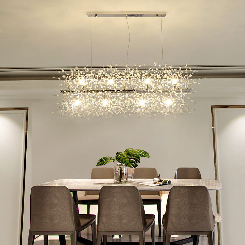 Luna | Elegant LED Loftlampe | Hvid & Guld | Moderne Design | Stue & Spisestue | Indbygget LED | Luxus Metalfinish