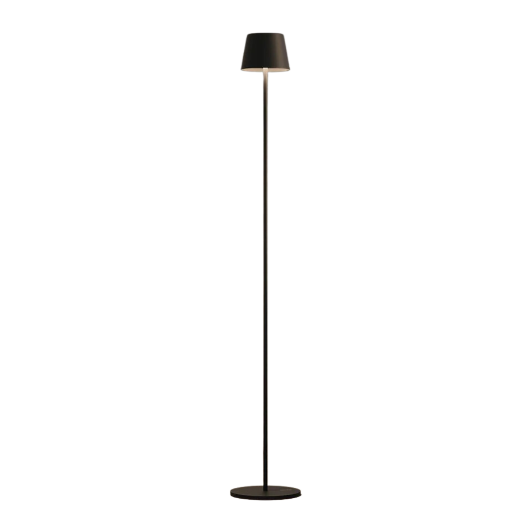 Rilano | Justerbar LED lysstand | Genopladeligt batteri | 10 timer brugstid | Stilrent design | Varm lystemperatur 2700K | Indendørs og udendørs