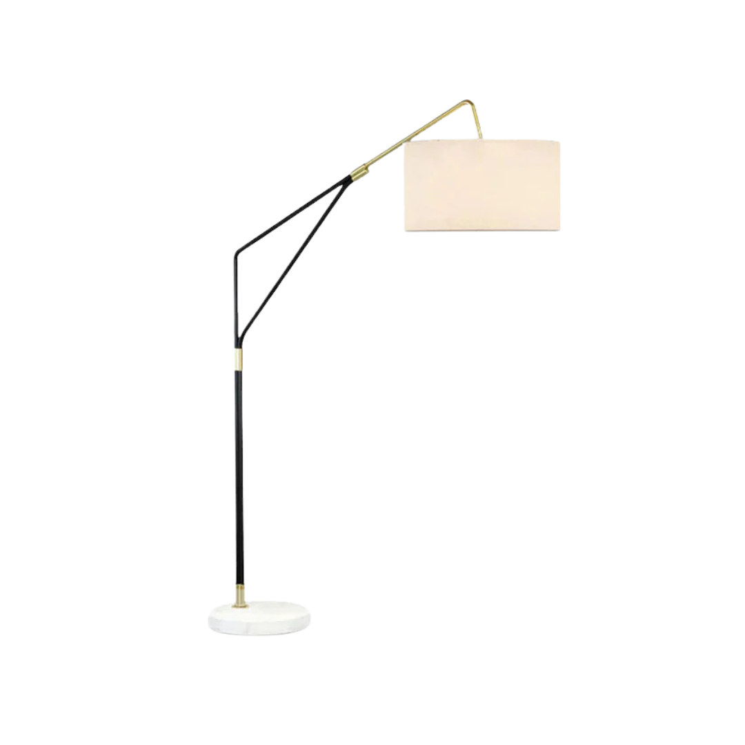 Soventina | Stilren gulvlampe | Modernistisk design | Effektiv belysning | Stabil base | Materialer af høj kvalitet | Elegant look til stue,