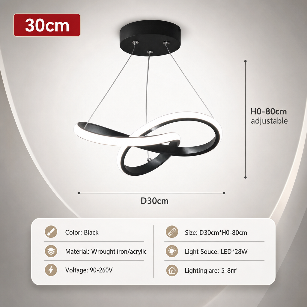 Modern LED Ceiling Light | LumiWave by Luminoir | Energy Efficient Home Lighting | Remote Control