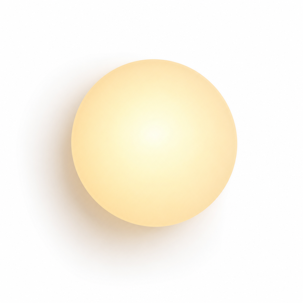 Lumo Wall Lamp | Minimalist Glass Design | Soft Diffuse Light | Warm Ambiance | Modern & Timeless Decor | Energy Efficient LED