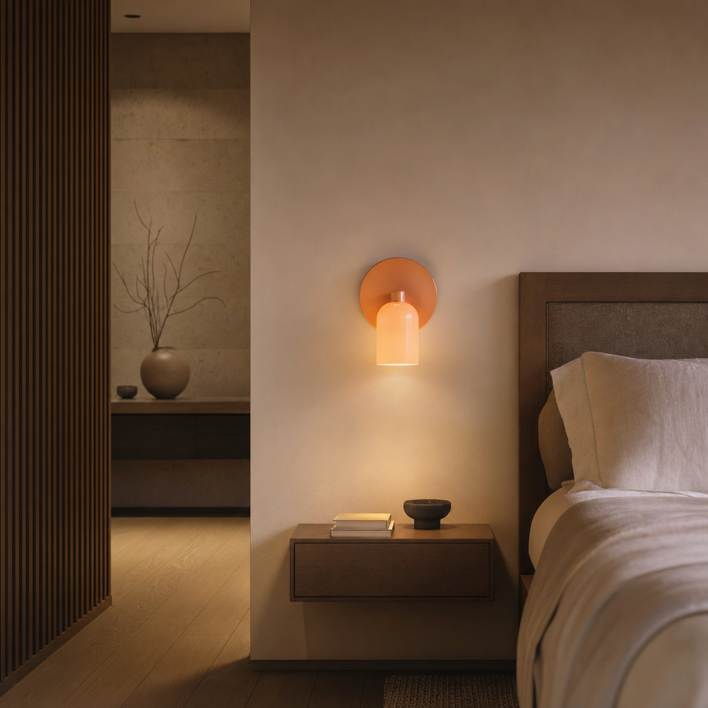 Minimalist Metal LED Wall Lamp | Indoor Light Fixture | Elegant Design | Warm White Lighting