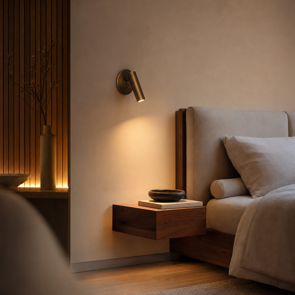 Lunex Adjustable LED Wall Light | Modern Design | Warm White | Home & Bedroom Decor | Metal Finish