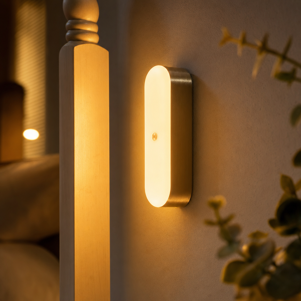 Wireless LED Wall Light | Motion Sensor USB Rechargeable | Indoor Safe Lighting | Automatic On-Off | Easy Installation