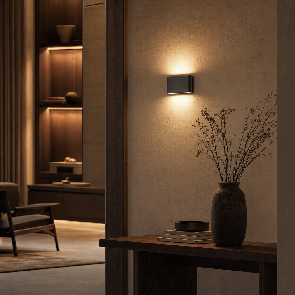 LumiLux Waterproof LED Wall Light | Outdoor Modern Design | Energy Efficient | Easy Install | Bright Terrace & Garden Lighting