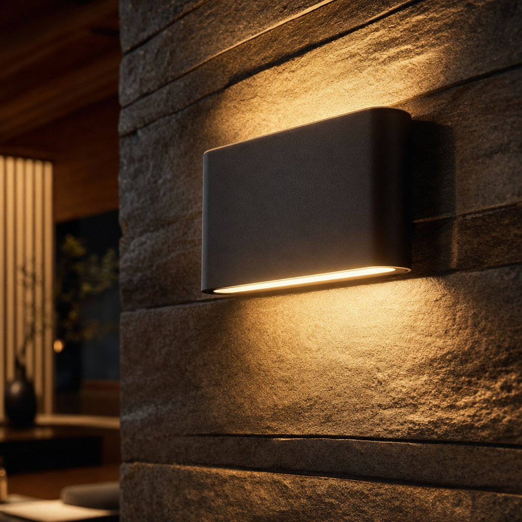 LumiLux Waterproof LED Wall Light | Outdoor Modern Design | Energy Efficient | Easy Install | Bright Terrace & Garden Lighting