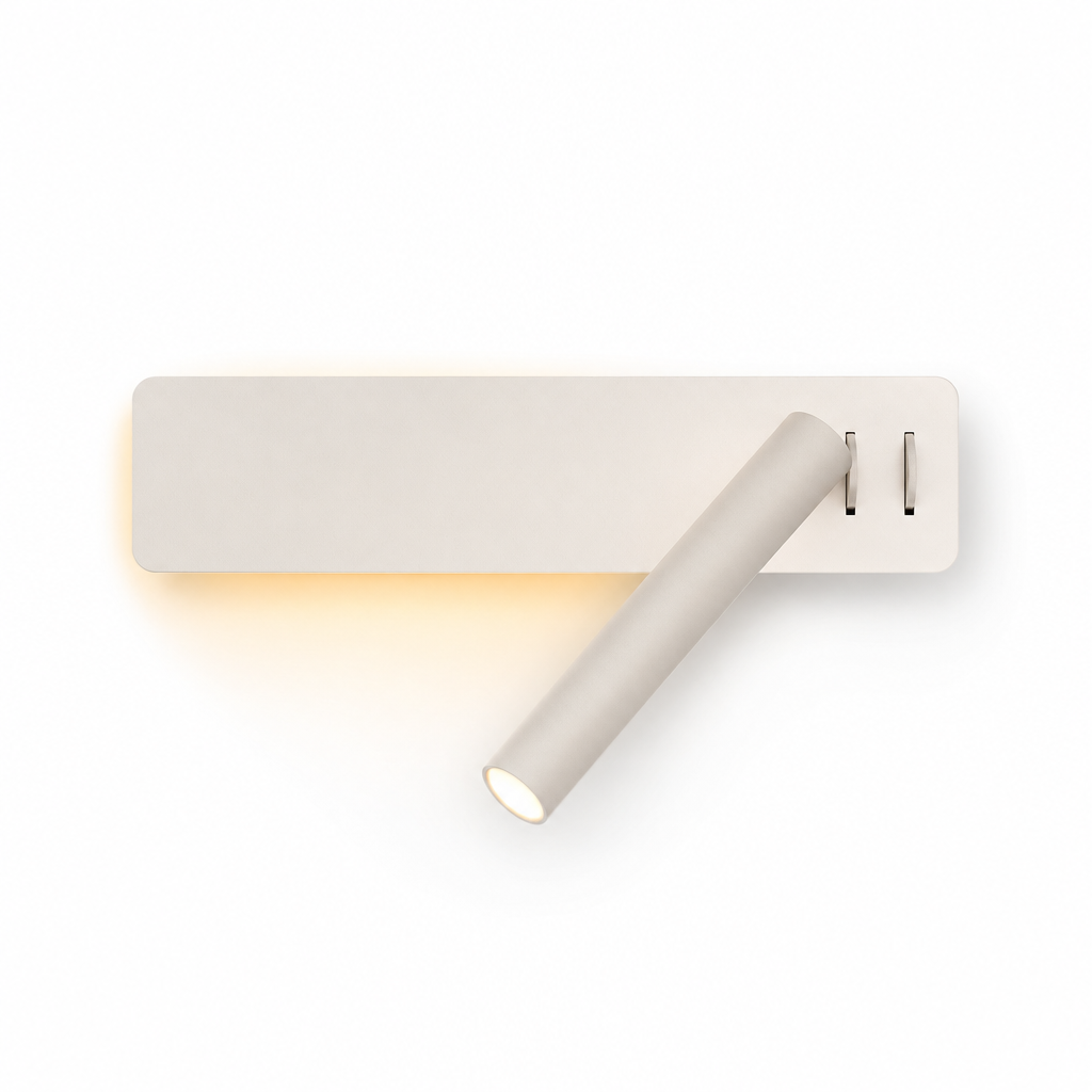 Modern LED Wall Light | Adjustable Angle | Minimalist Design | Nox | Energy Efficient | Bedside or Sofa Mount | Scandinavian Style