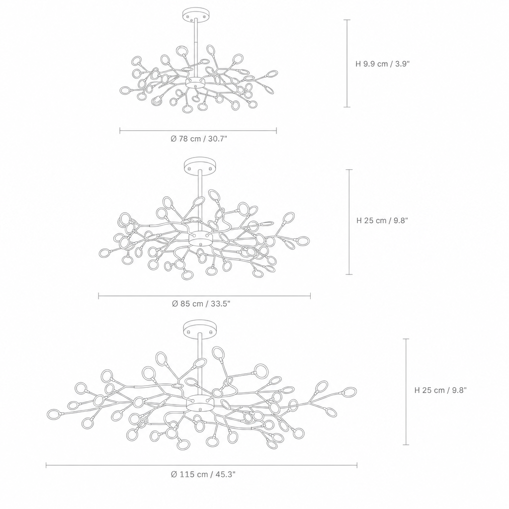 Shirley | Acrylic Chandelier